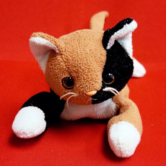 TY Beanie Babies Chip The Calico Cat 1996 Stuffed Animal - Picture 2 of 13